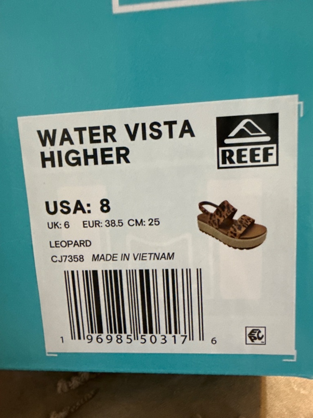 REEF Leopard print sandals - Picture 5 of 5
